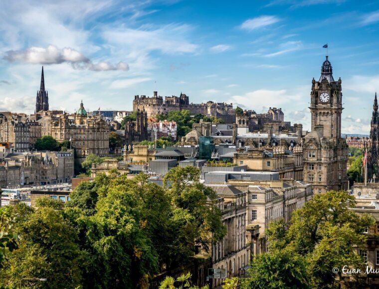 Photograph of Edinburgh during the day time