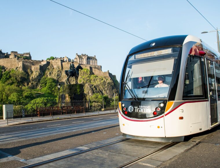 An Edinburgh tram service